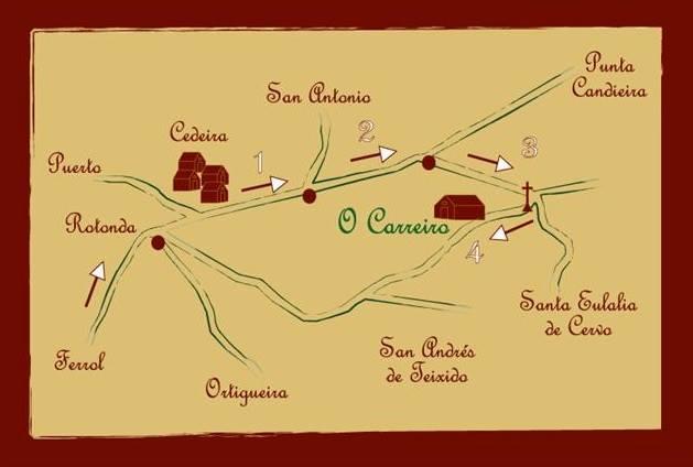 Casa Rural O Carreiro Cedeira Eksteriør bilde